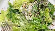 Lemon Parmesan Lettuce Salad