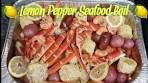 Lemon Pepper Seafood Boil In A Pan ll Cooked In The Oven 🍋🍋
