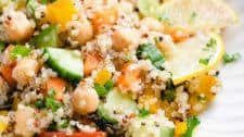 Lemon Quinoa & Chickpea Salad