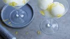 Lemon sorbet