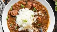 Louisiana Style Red Beans and Rice with Sausage