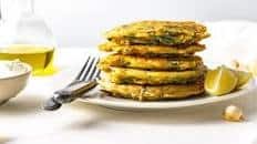 Low Carb Spinach Feta Savory Pancakes