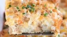 Make-Ahead Overnight Tater Tot Breakfast Casserole