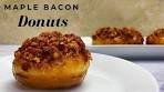 MAPLE BACON DONUTS | Maple Glazed Bacon Doughnuts