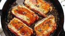 Maple Glazed Pork Chops