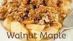 Maple Walnut Apple Crisp From The Pantry