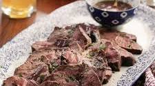 Marinated Tri-Tip in Red Wine and Herbs