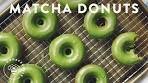 Matcha Green Tea Baked Donuts | HONEYSUCKLE