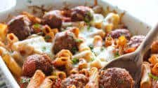 Meatball Pasta Bake