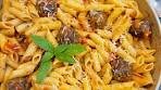 Meatballs Penne Pasta with tomatoes | Easy Pasta | Lunchbox ...