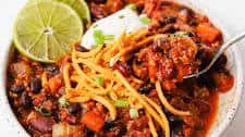 Meaty Vegan TVP Chili