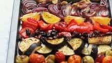 Mediterranean Lemon Roasted Vegetables