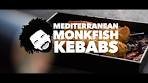 Mediterranean Monkfish kebabs