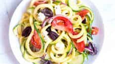 Mediterranean Zucchini Noodles Salad Recipe