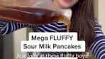 Mega FLUFFY Sour Milk Pancakes Recipe