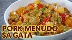 Menudo sa Gata | Filipino Pork Menudo with Coconut Milk ...
