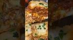 MI LUV IT — lasagna with mushrooms, spicy sausages 