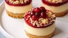 Mini Cranberry Cheesecakes