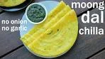 moong dal chilla recipe | moong dal cheela | मूंग दाल चीला ...