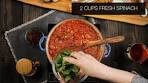 Mushroom and Spinach Cavatappi with Creamy Tomato ...