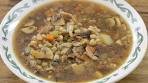 Mushroom Barley Soup Recipe