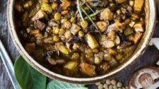 Mushroom Lentil Soup