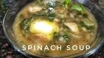 Mushroom Spinach Soup Recipe