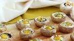 Mushrooms with quail eggs - Recipe Petitchef