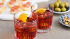 Negroni cocktail