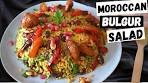 NEW MOROCCAN INSPIRED BULGUR RECIPE - Healthy ...