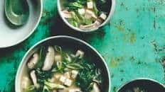 Nourishing Shiitake, Miso, Spinach & Tofu soup