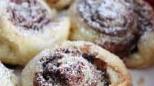 Nutella Puff Pastry Pinwheels