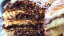 Nutella Stuffed Pancakes