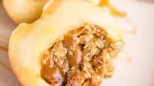 Nutty Caramel Stuffed Baked Apples