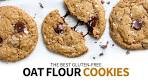 Oat Flour Chocolate Chip Cookies | chewy, gluten-free cookies