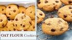 Oat Flour Chocolate Chip Cookies (No Butter)