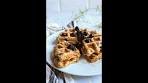 Oat Flour Waffles Recipe 🧇 #shorts (Vegan, Egg Free)
