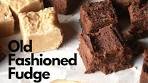 Old Fashioned Fudge, traditional recipe/no marshmallows