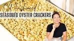 Old Fashioned Seasoned Oyster Cracker Recipe