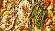 One-Pan Chicken & Asparagus Bake