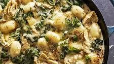 One-Pan Creamy Spinach-Artichoke Gnocchi