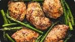 One Pan Garlic Herb Chicken & Asparagus