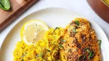 One Pot Lemon Herb Chicken and Rice