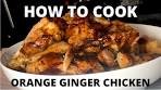 Orange Ginger Chicken