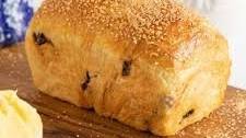 Overnight Cinnamon Raisin Brioche Bread