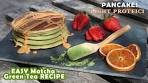 Pancakes al Tè MATCHA 0% GRASSI 🍵💚 ricetta FACILE ...