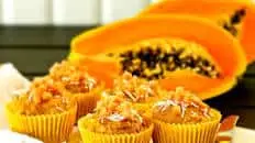 Papaya and Coconut Muffins