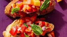 Papaya Bruschetta