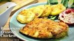 Parmesan Crusted Chicken with Lemon butter sauce.Spicy & ...