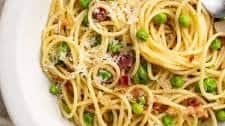 Pasta, Peas, and Bacon